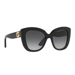 Gucci Black Oversized Cat-Eye Sunglasses